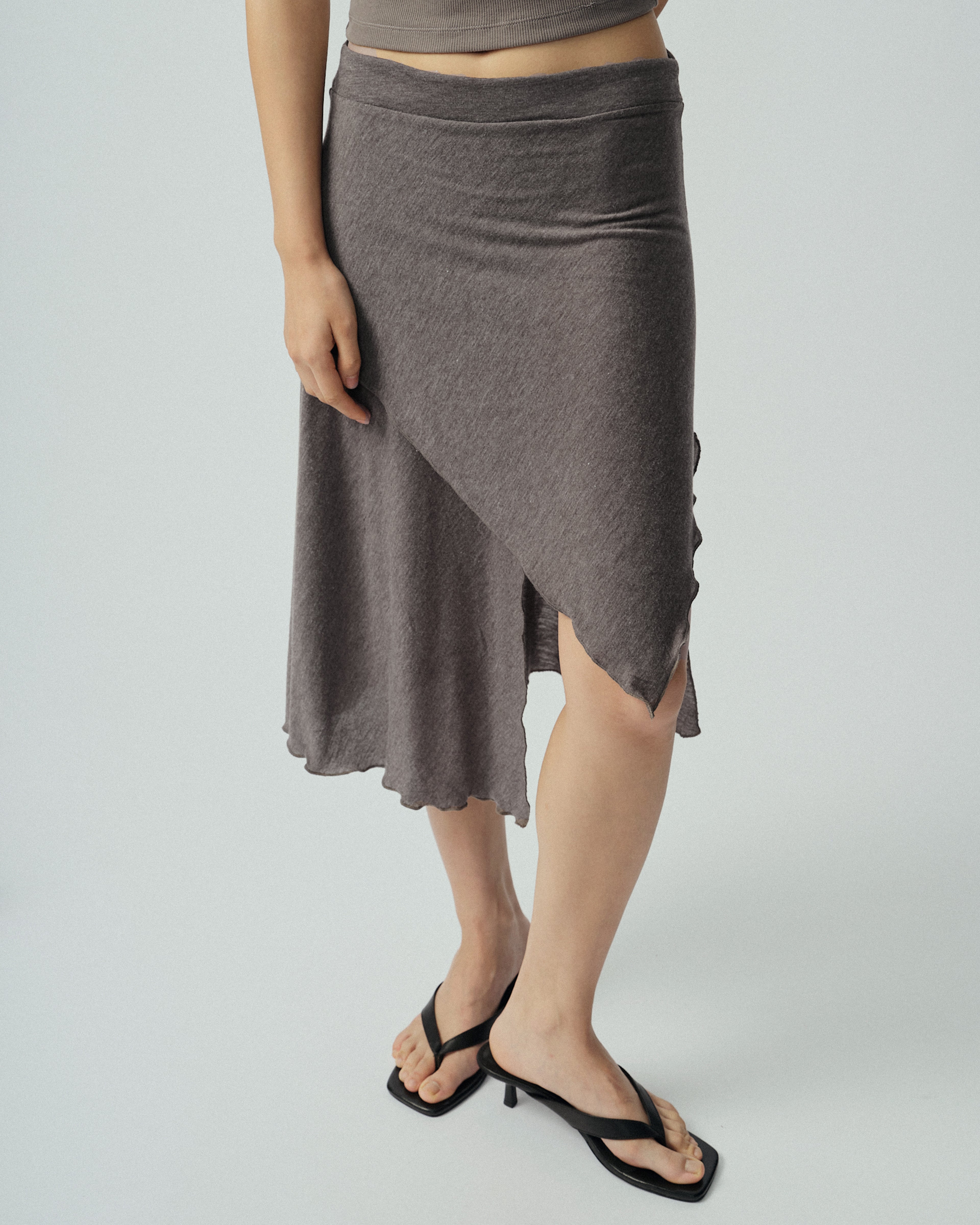 Ash Asymmetric Skirt