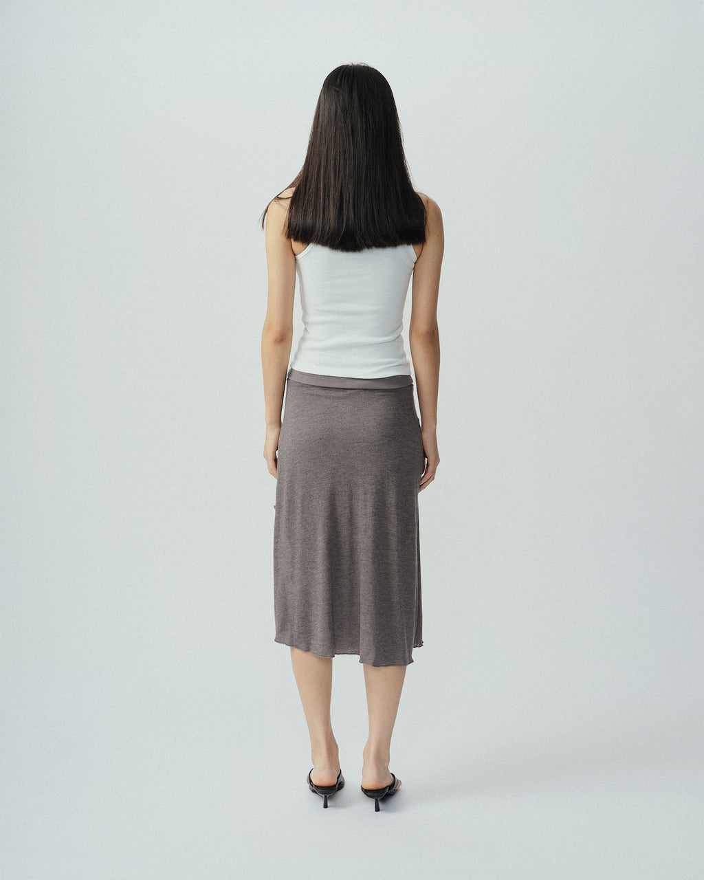 Ash Asymmetric Skirt