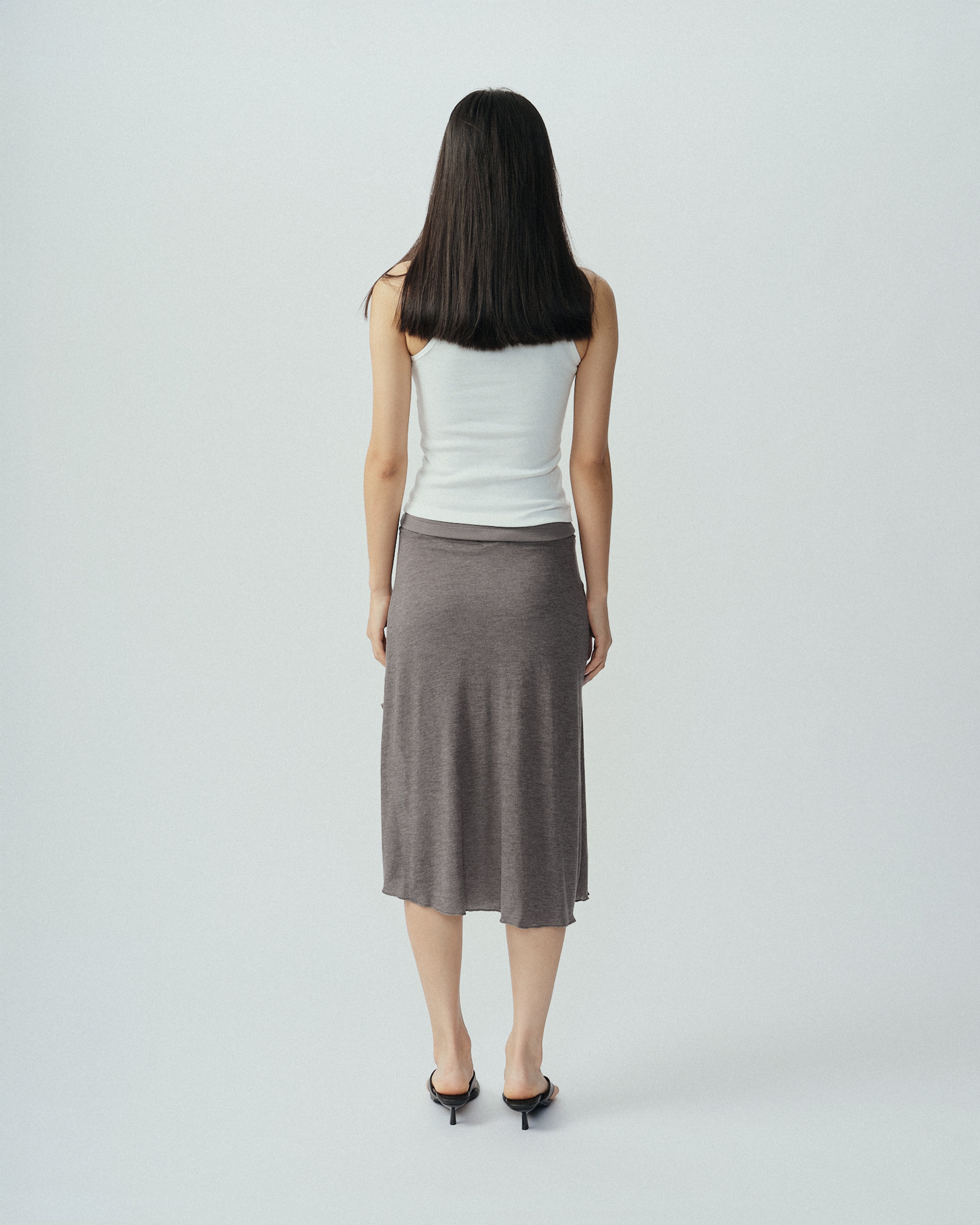 Ash Asymmetric Skirt