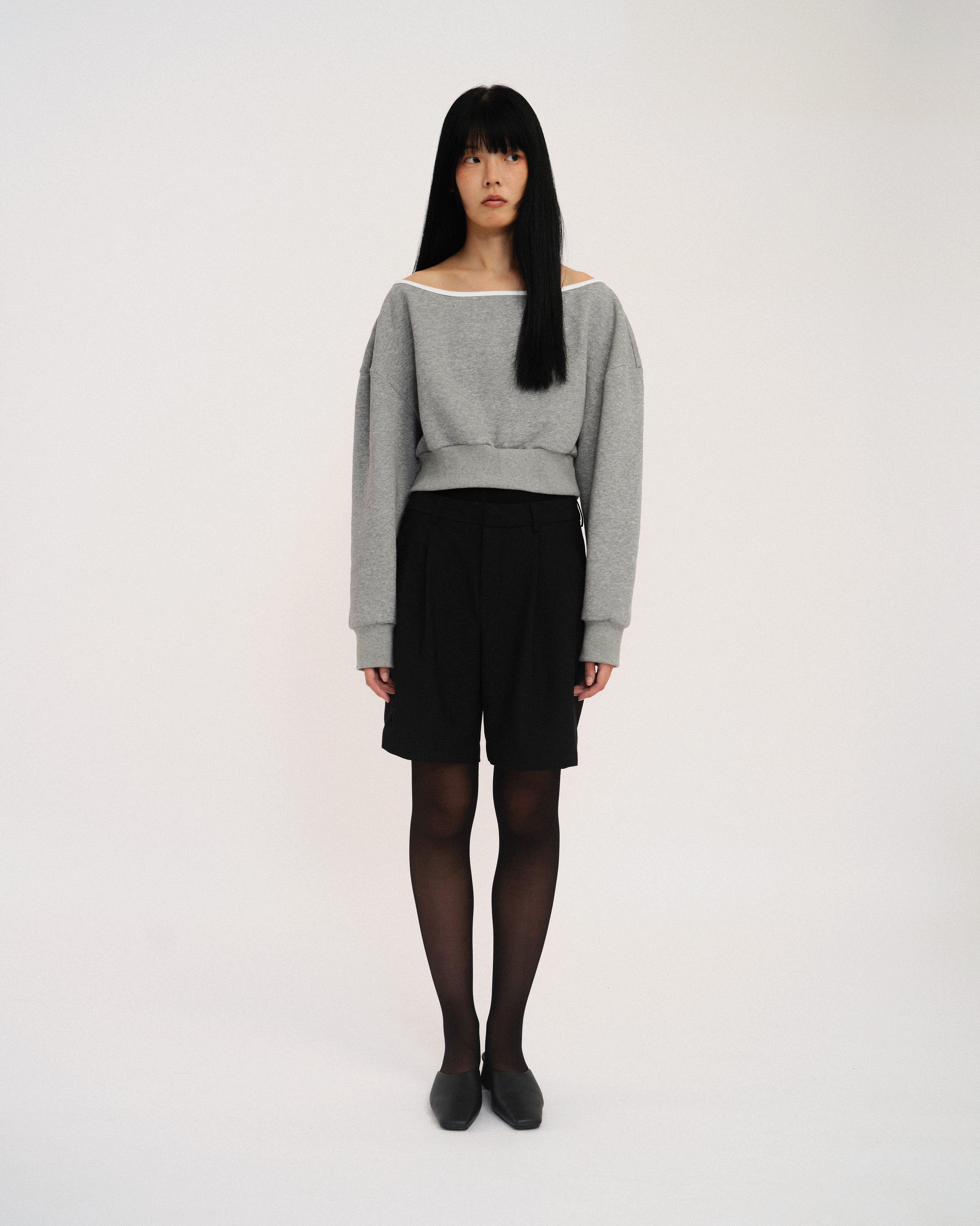 Naive Boat Neck Sweatshirt
