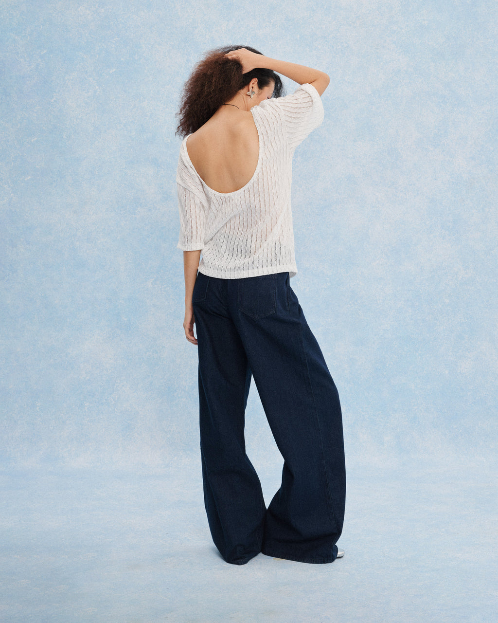 Soft Fern Short Sleeves Top