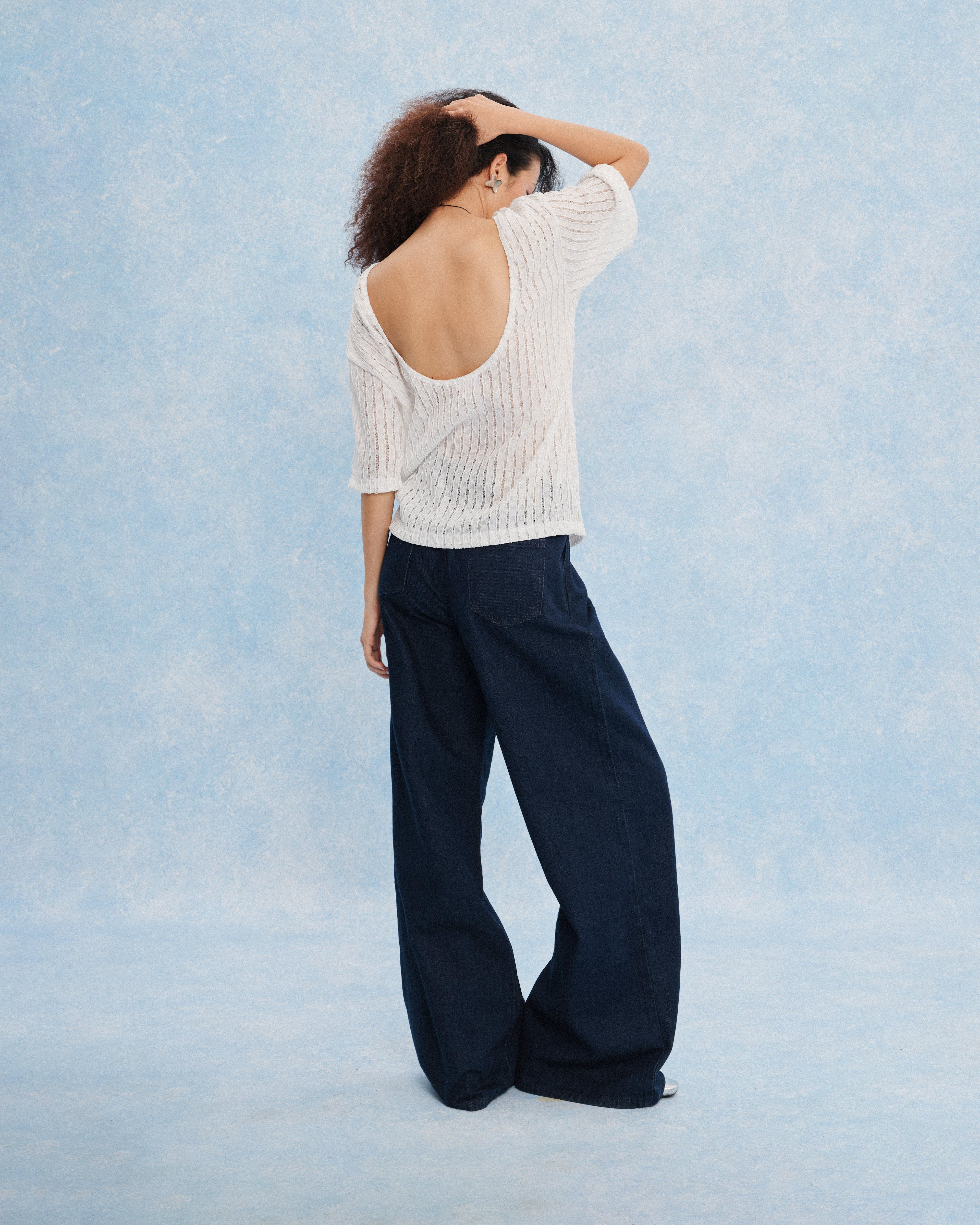 Soft Fern Short Sleeves Top