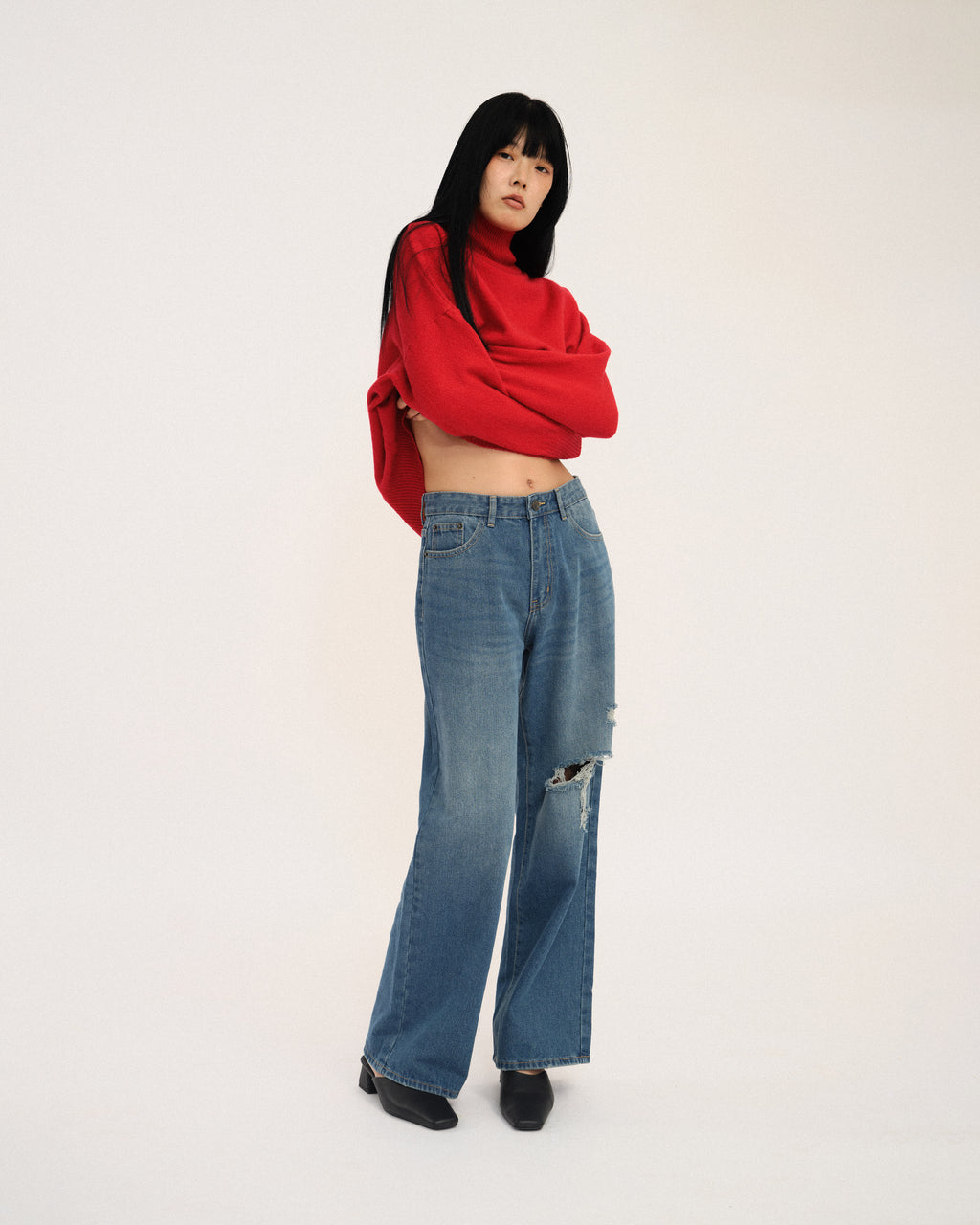 Tears Ripped Jeans