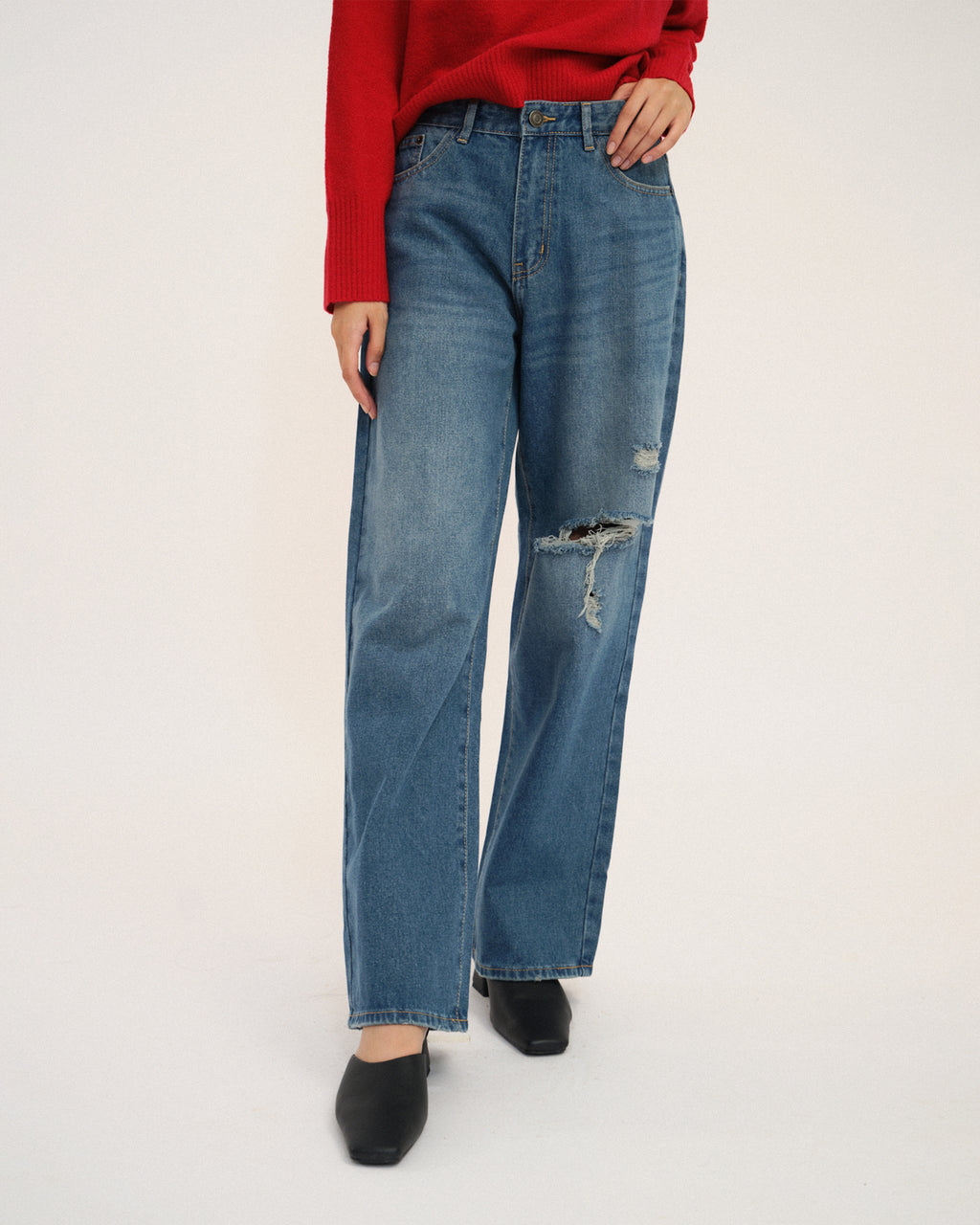 Tears Ripped Jeans
