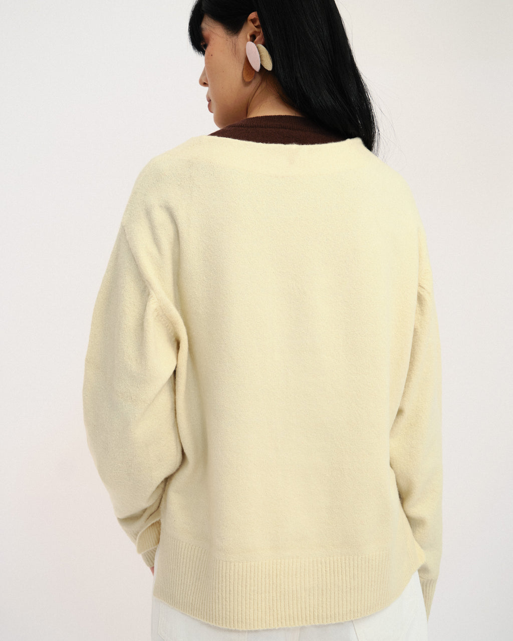 Meek One-button Knit Top