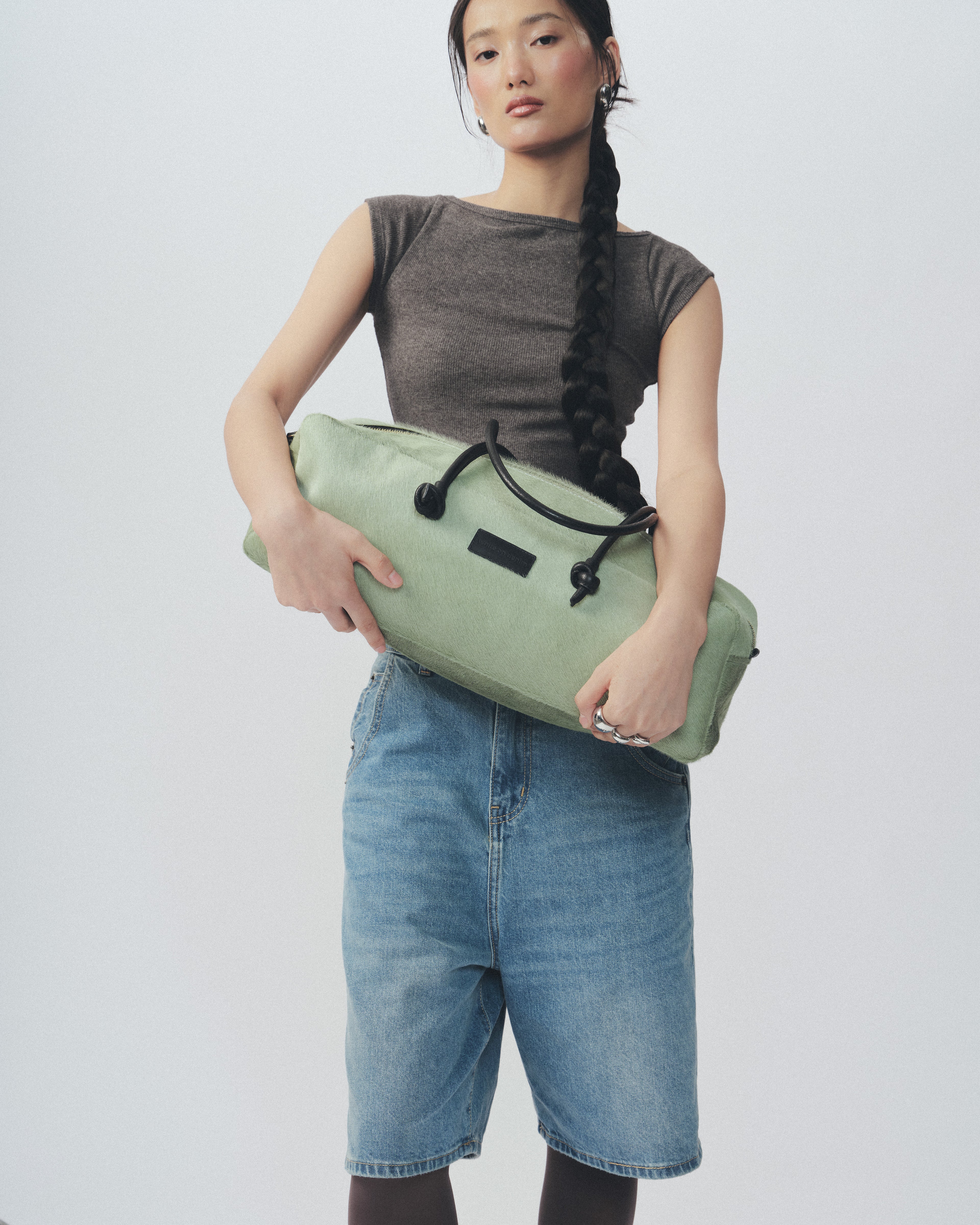 Statement Cowhide Leather Bag