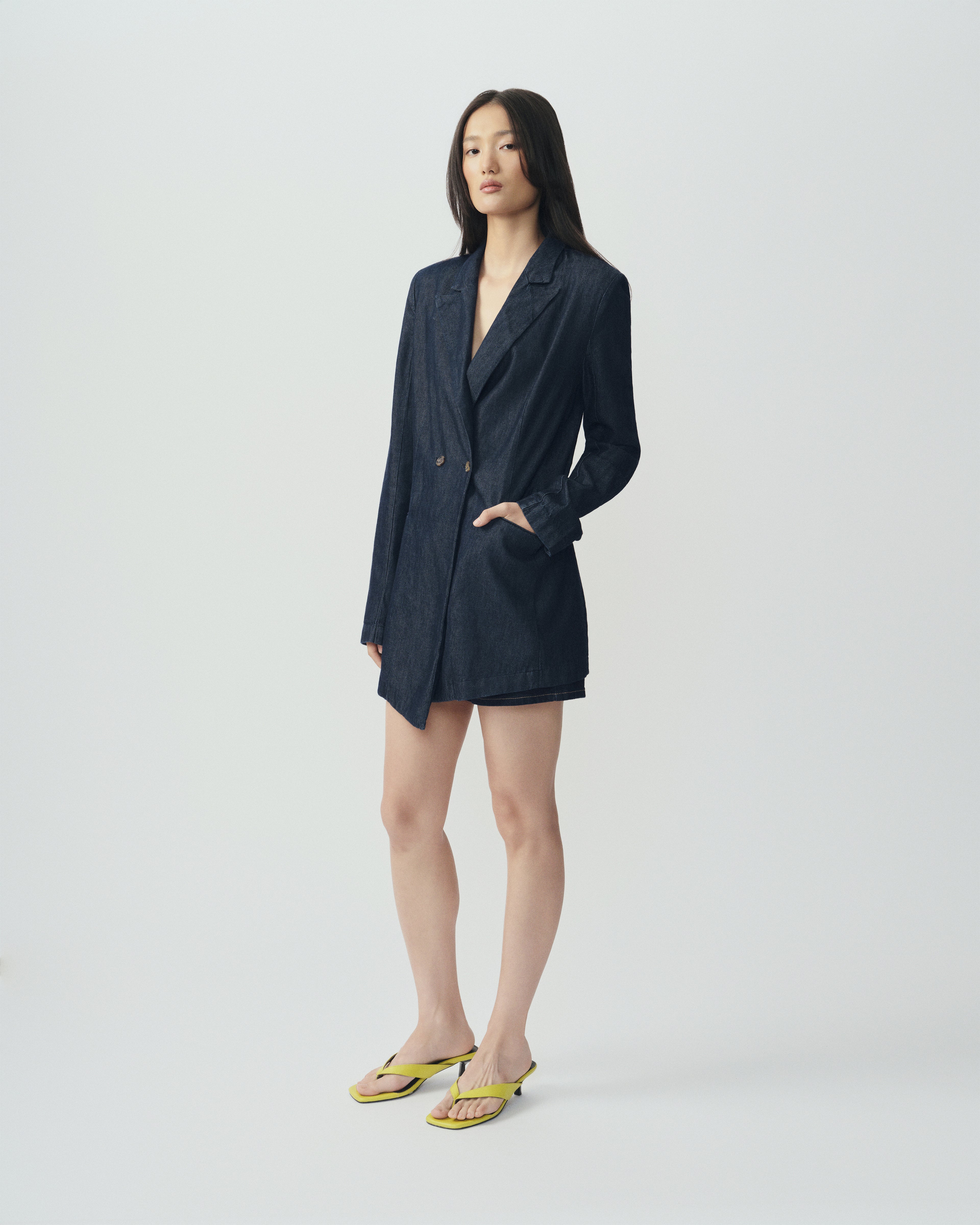 Midnight Denim Blazer