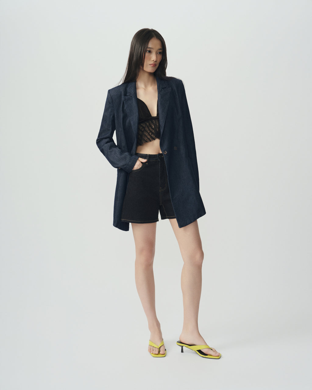 Midnight Denim Blazer