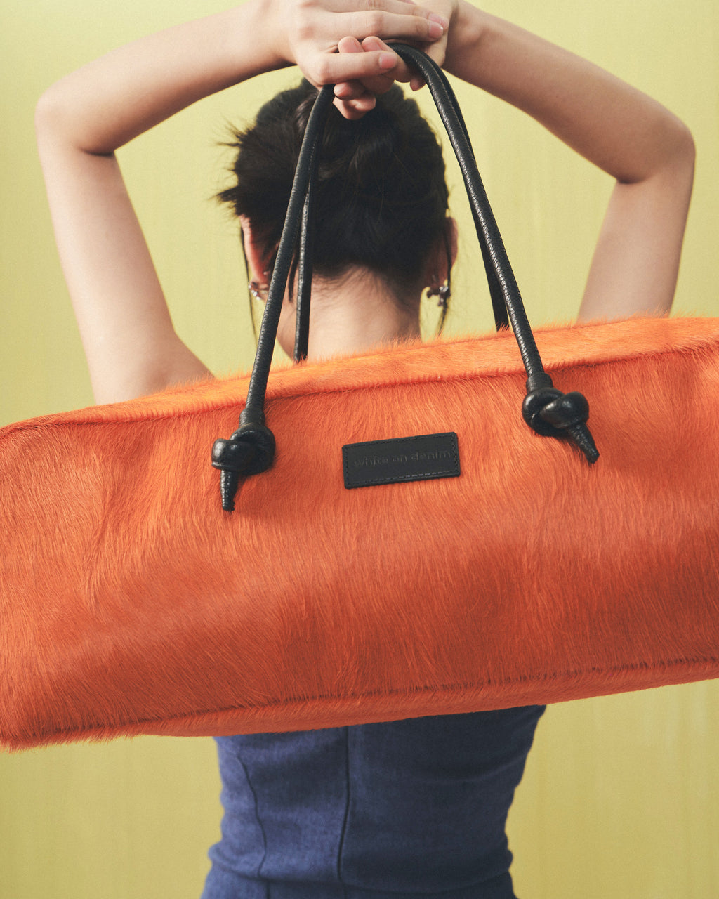 Statement Cowhide Leather Bag