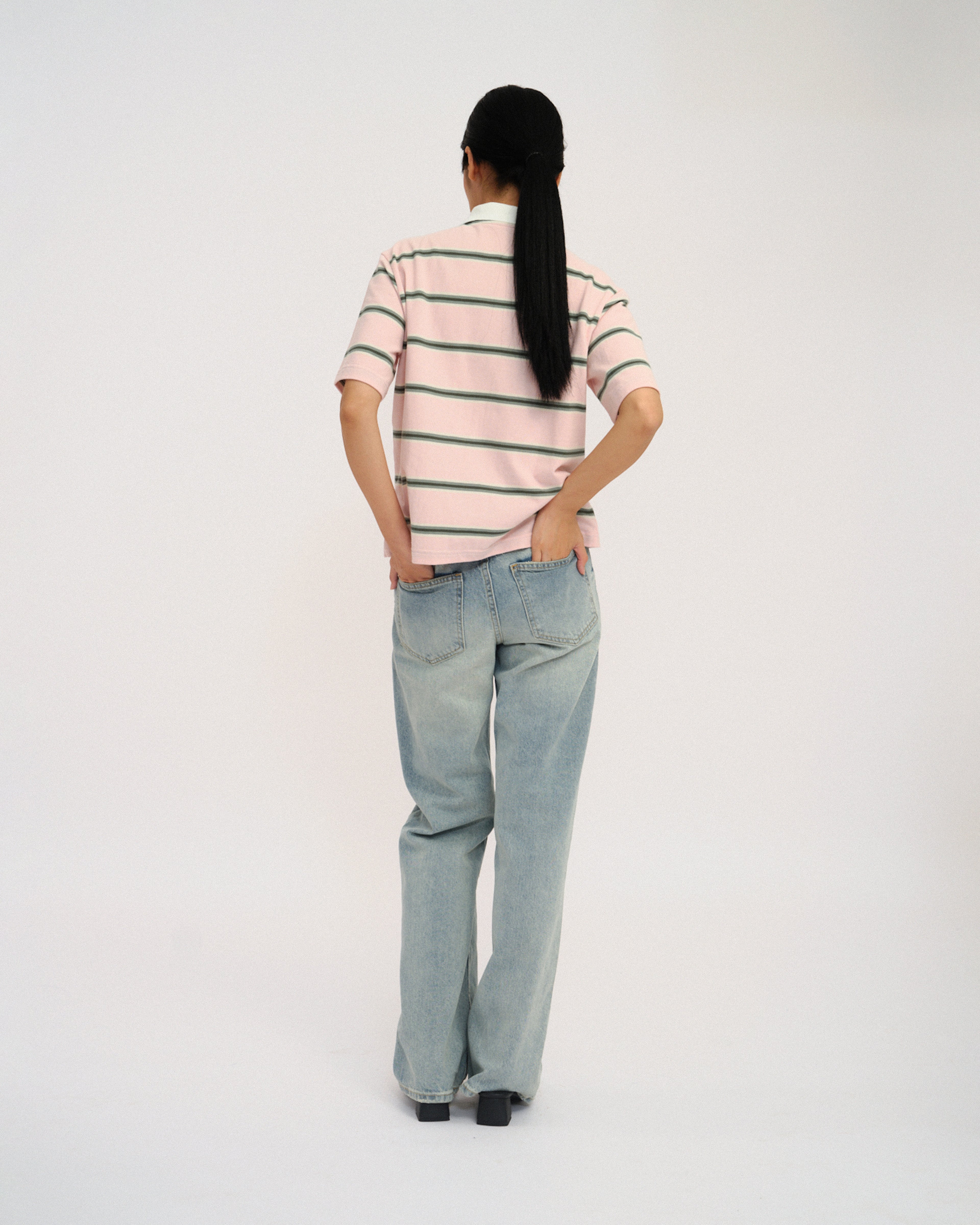 Bussin Stripes Polo Shirt