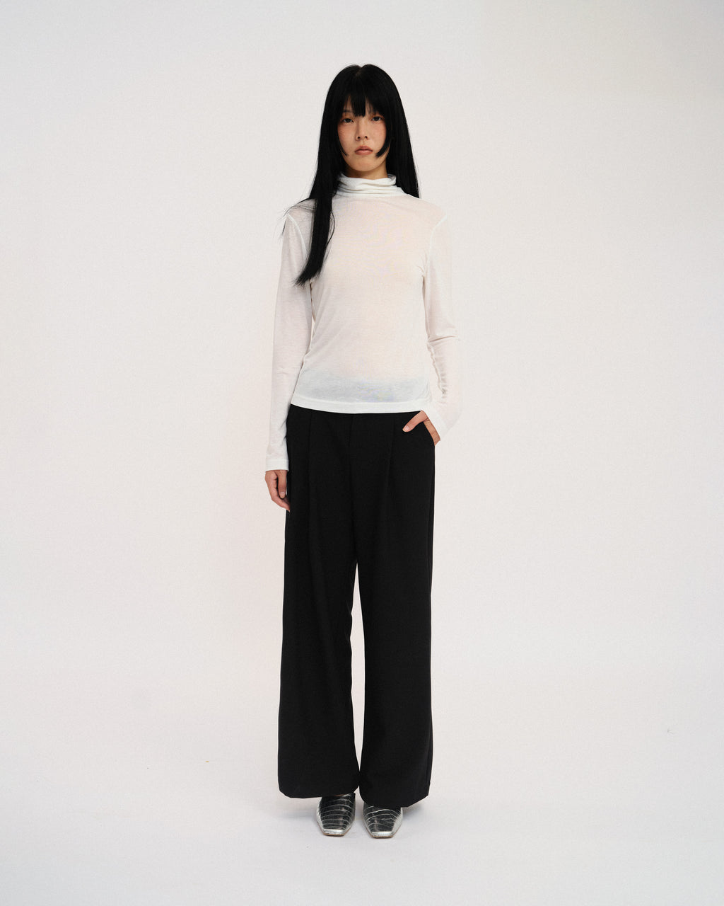 Stan Long-sleeves Turtle Neck Top