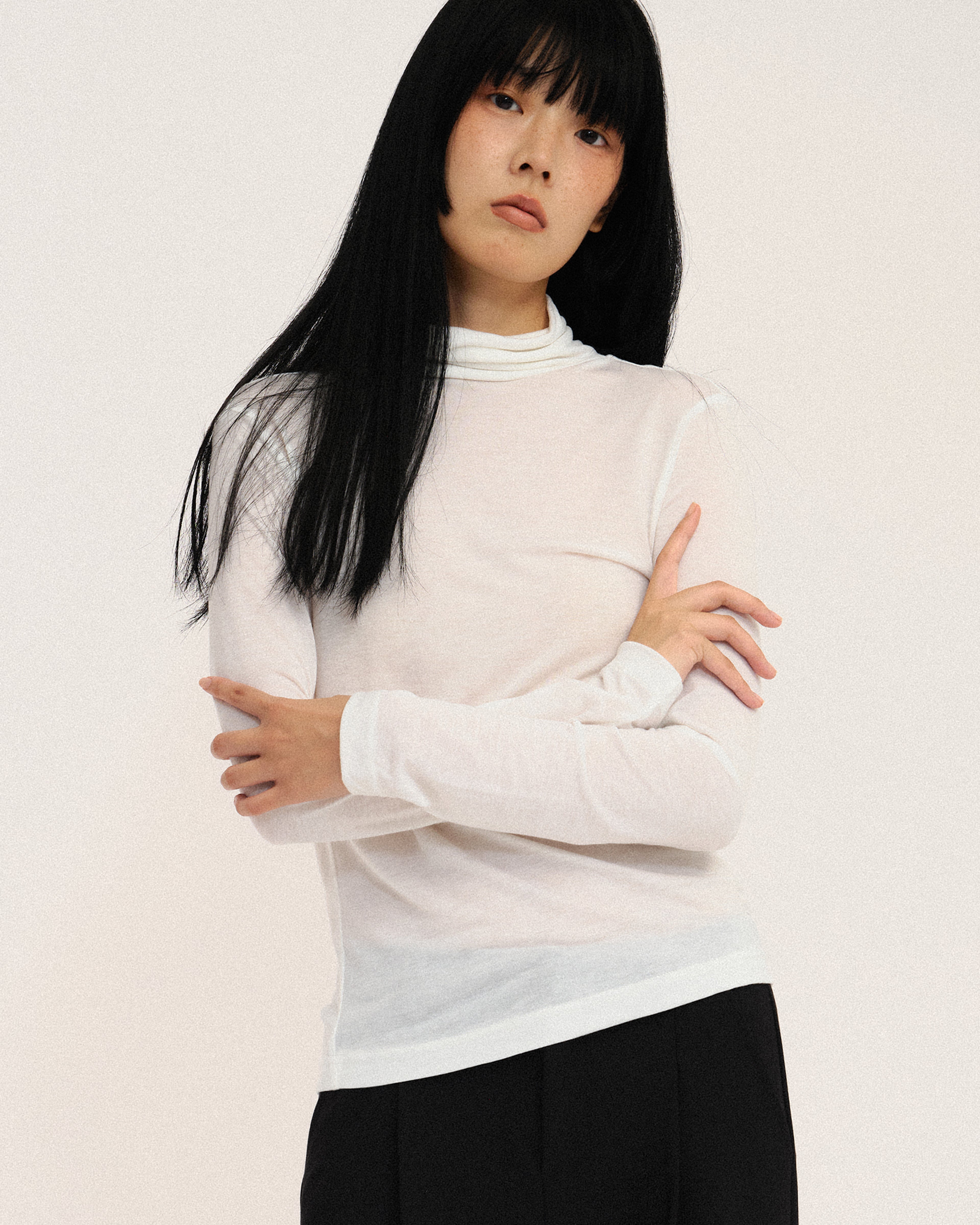 Stan Long-sleeves Turtle Neck Top