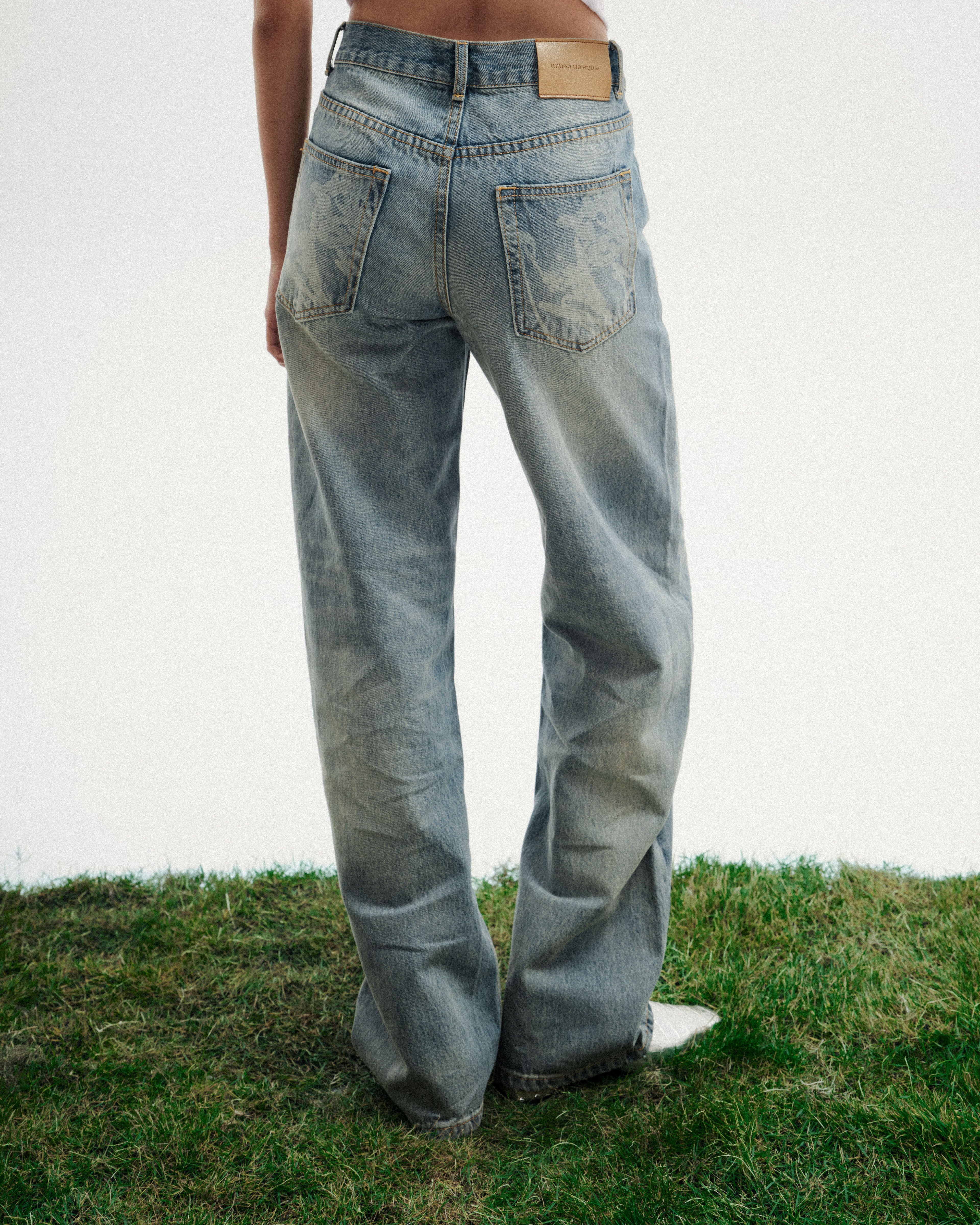 Floral Low-rise Jeans