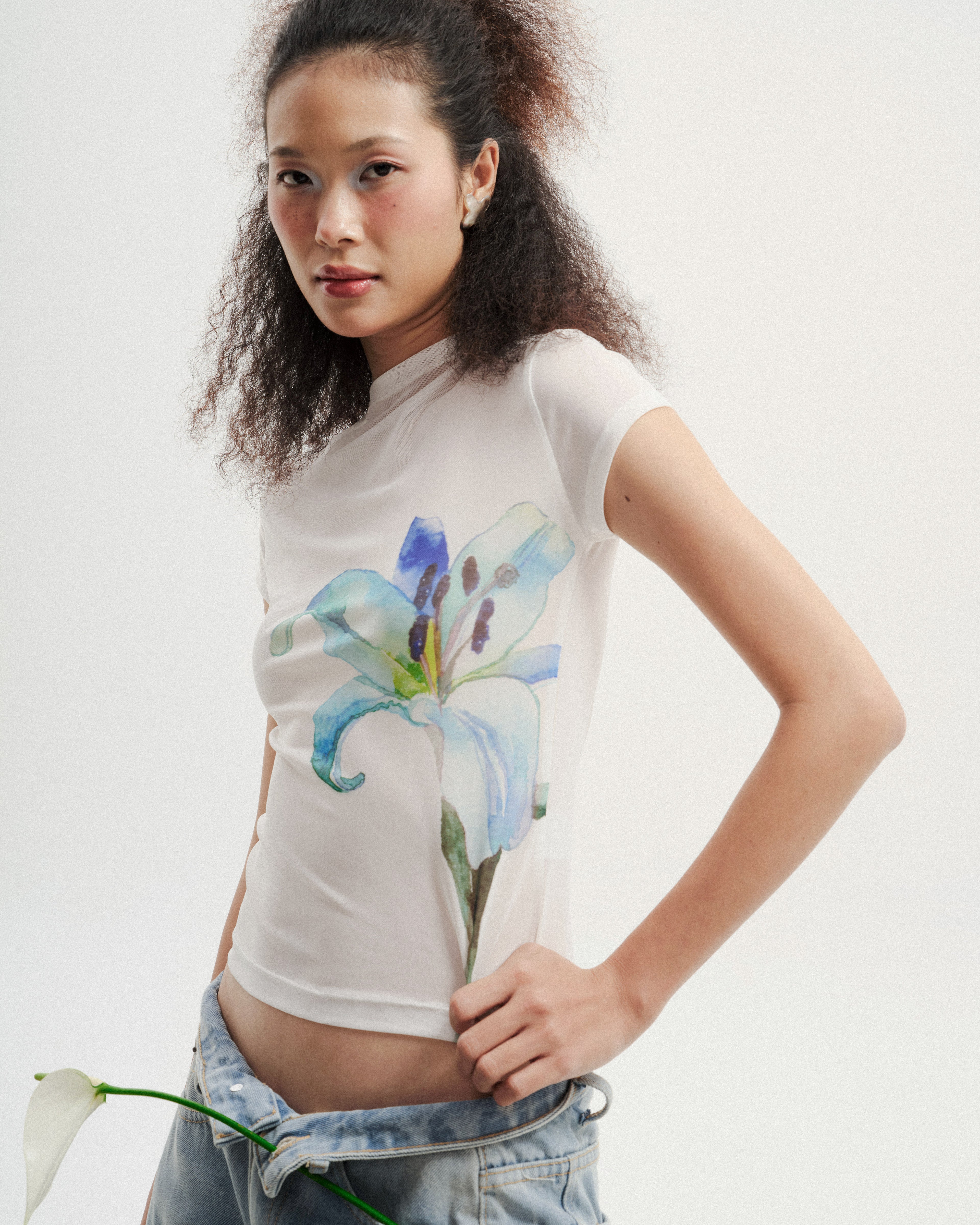Lily High Neck Top