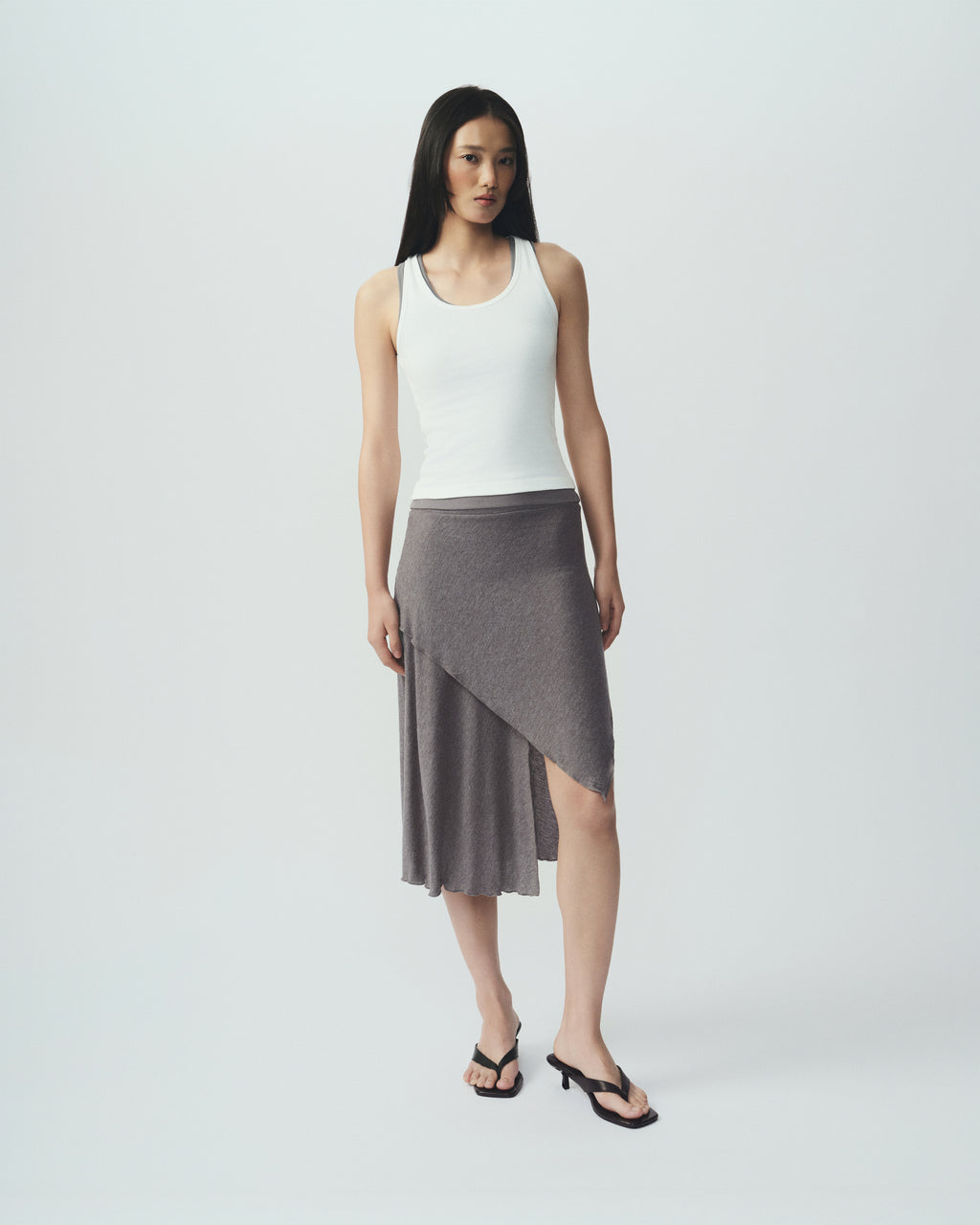 Ash Asymmetric Skirt