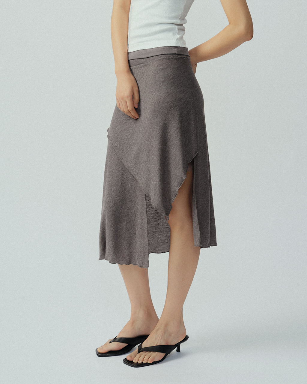 Ash Asymmetric Skirt