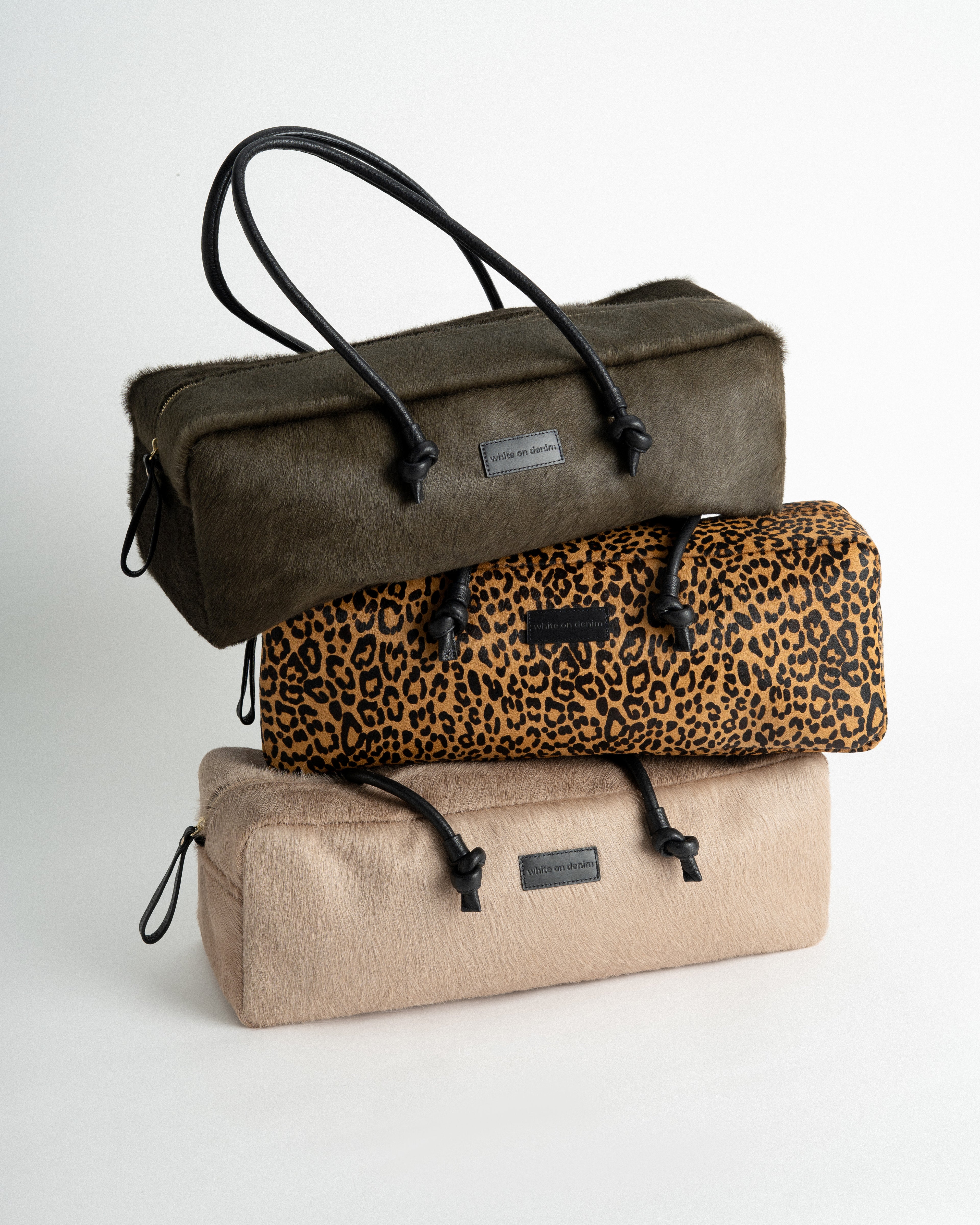 Statement Cowhide Leather Bag