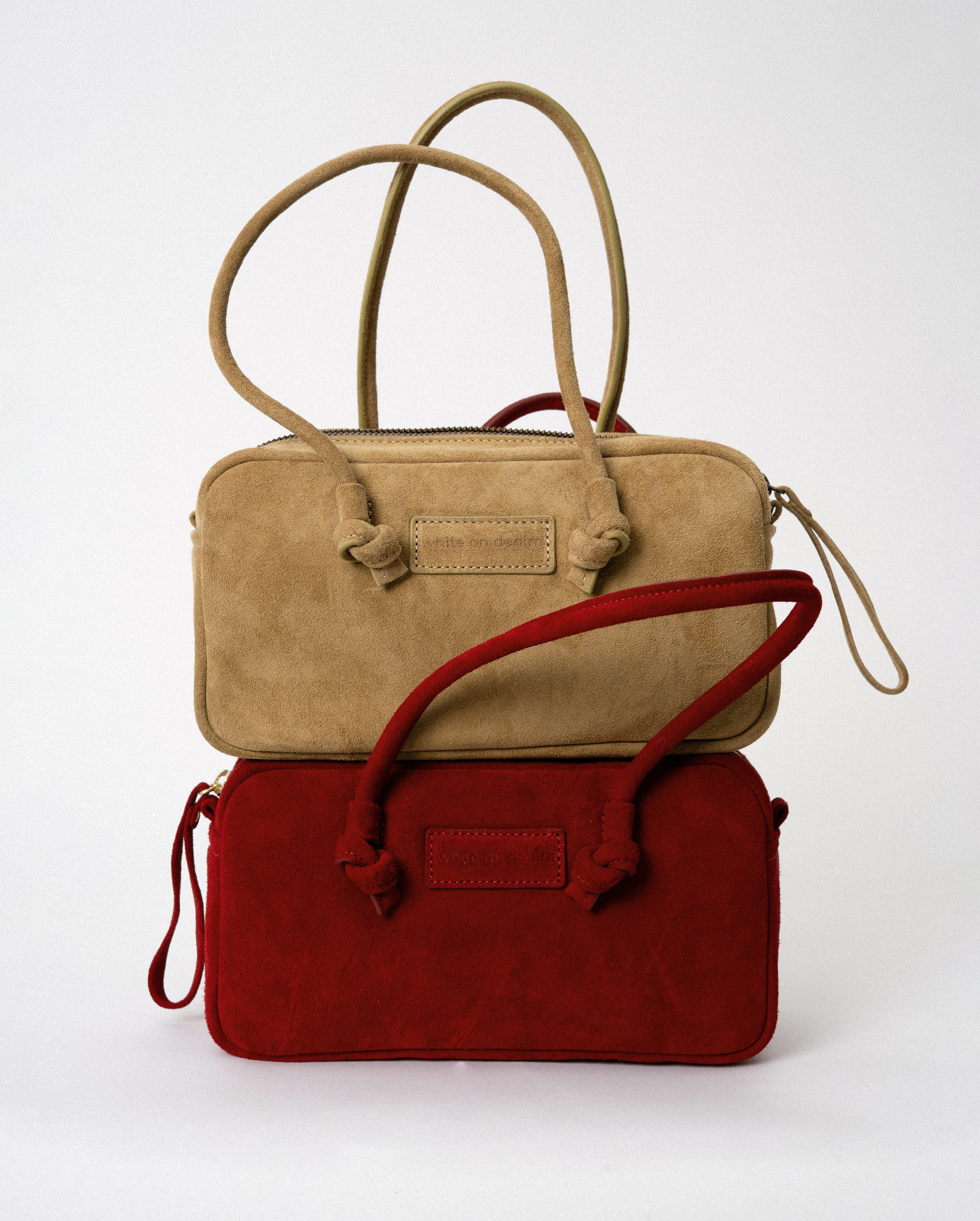 Statement Suede Leather Bag