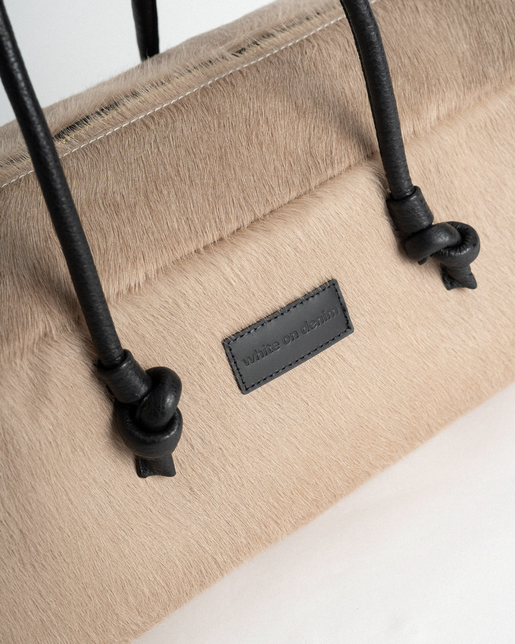 Statement Cowhide Leather Bag