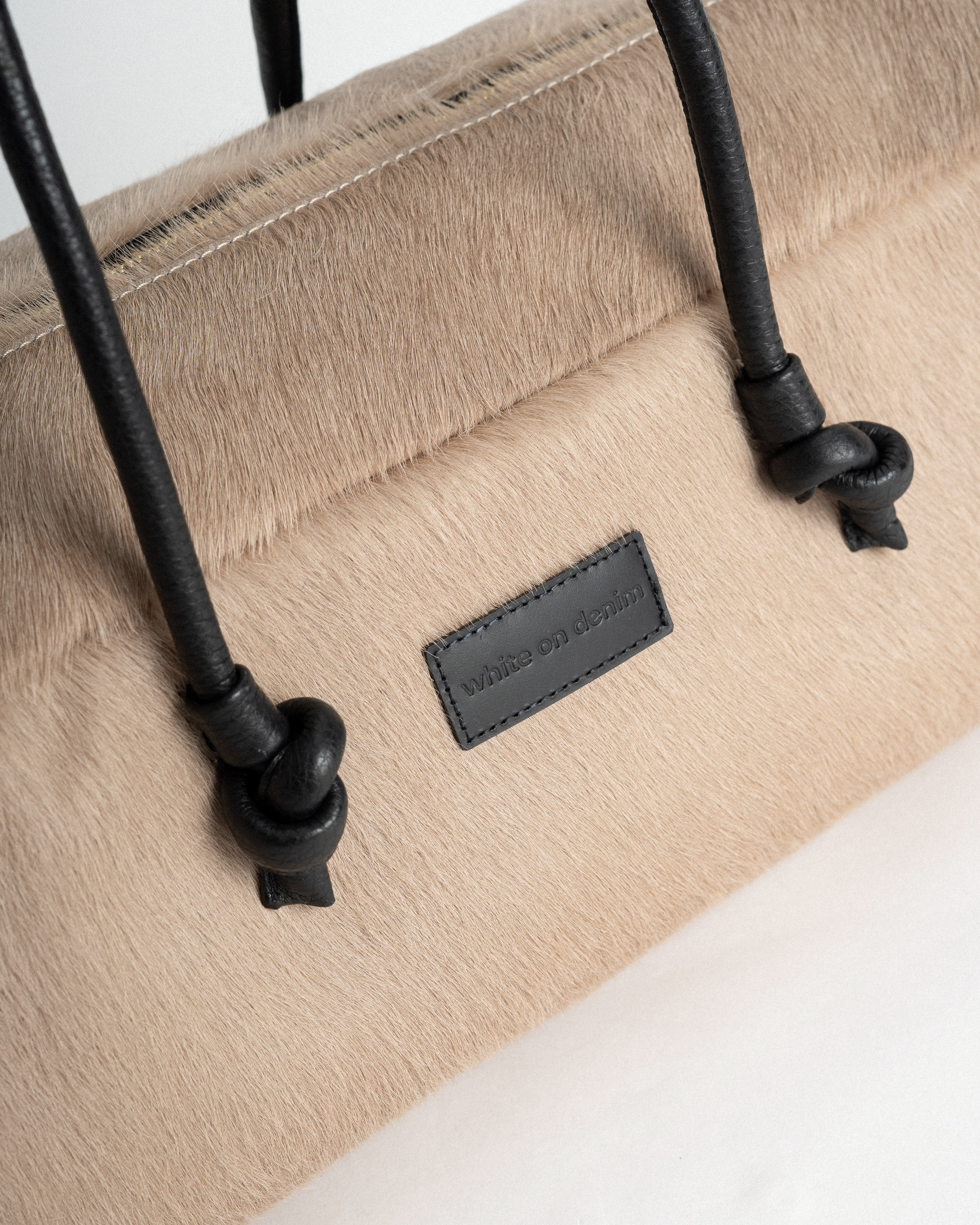 Statement Cowhide Leather Bag