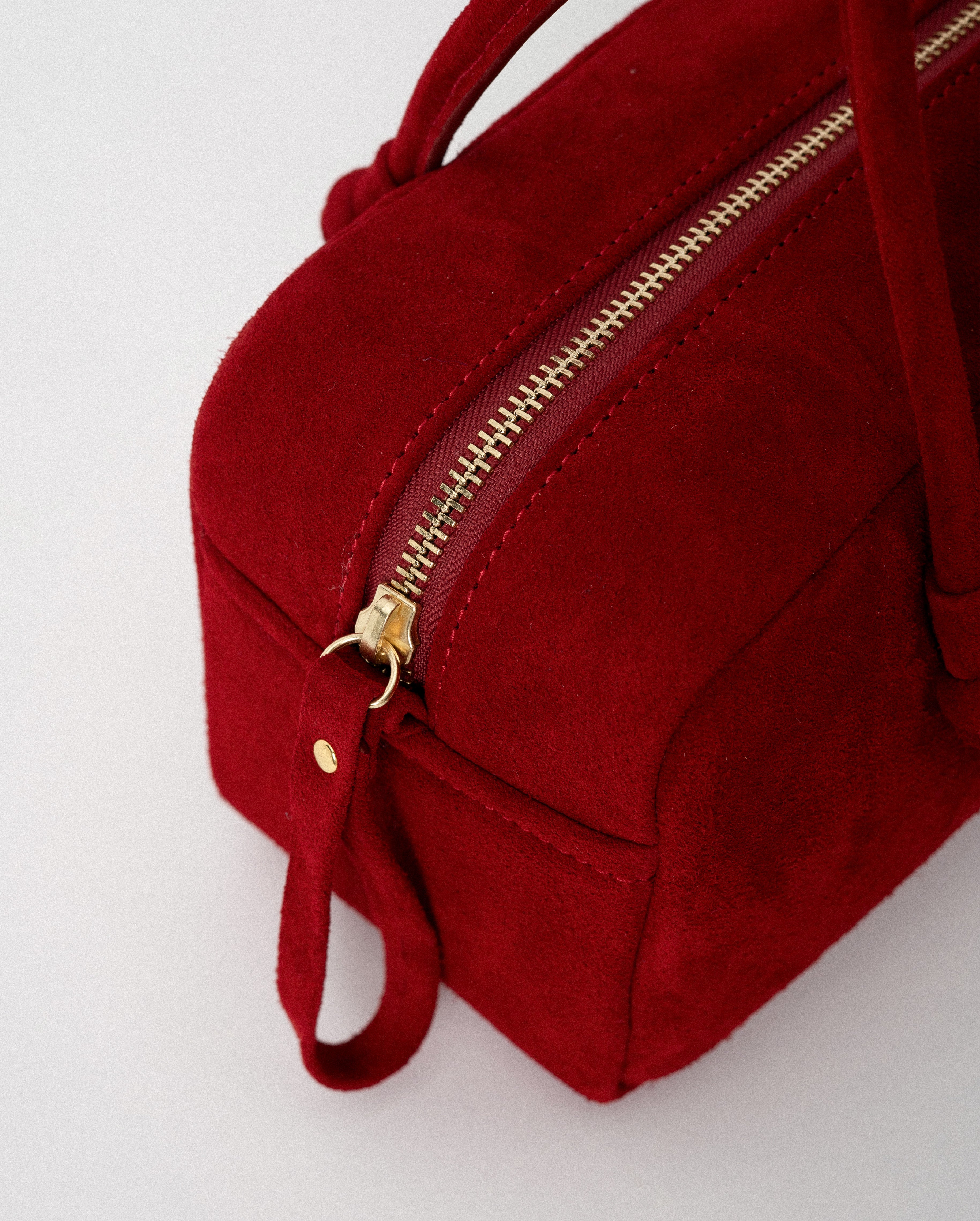 Statement Suede Leather Bag