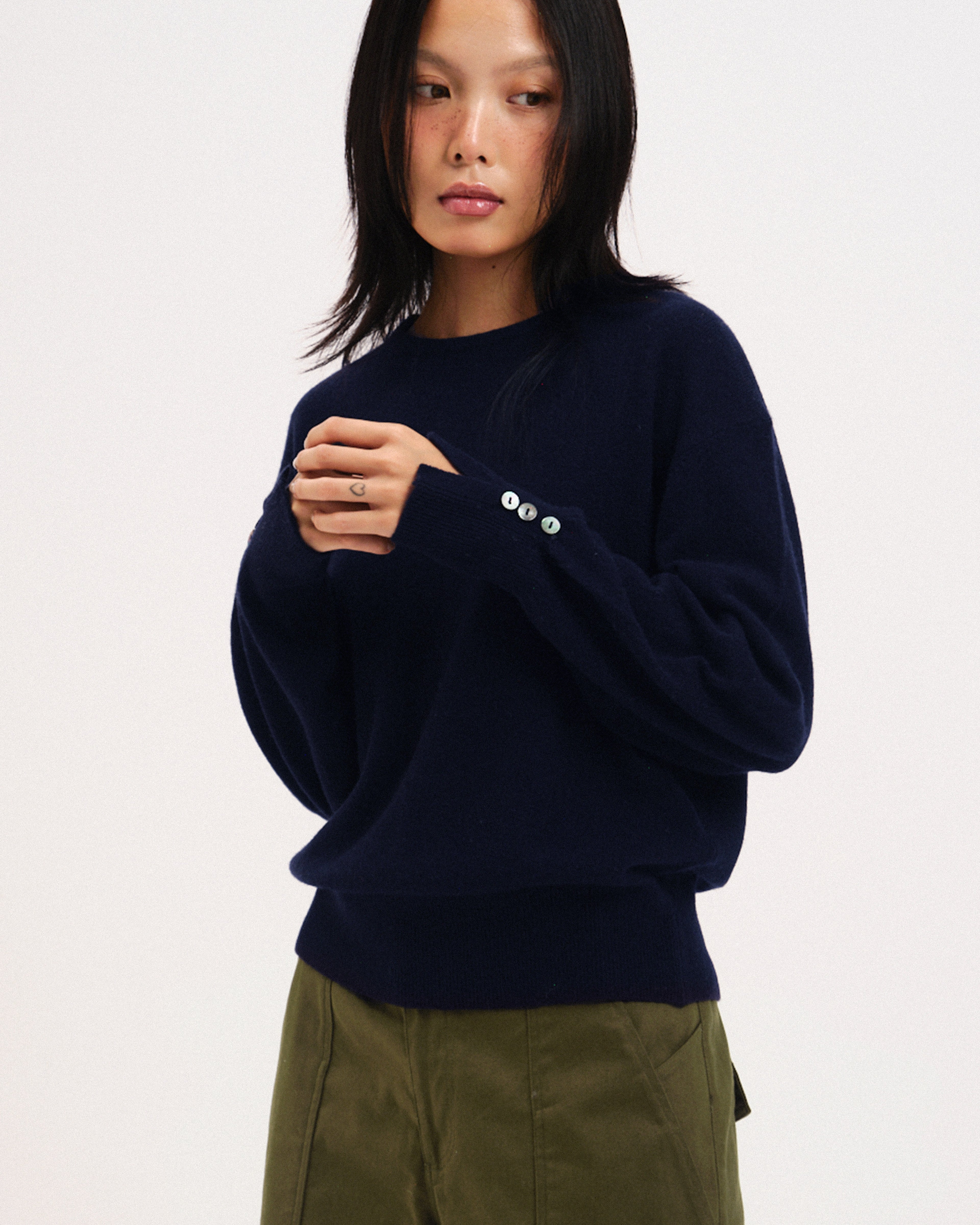 Cold Addicted  Wool Sweatshirt