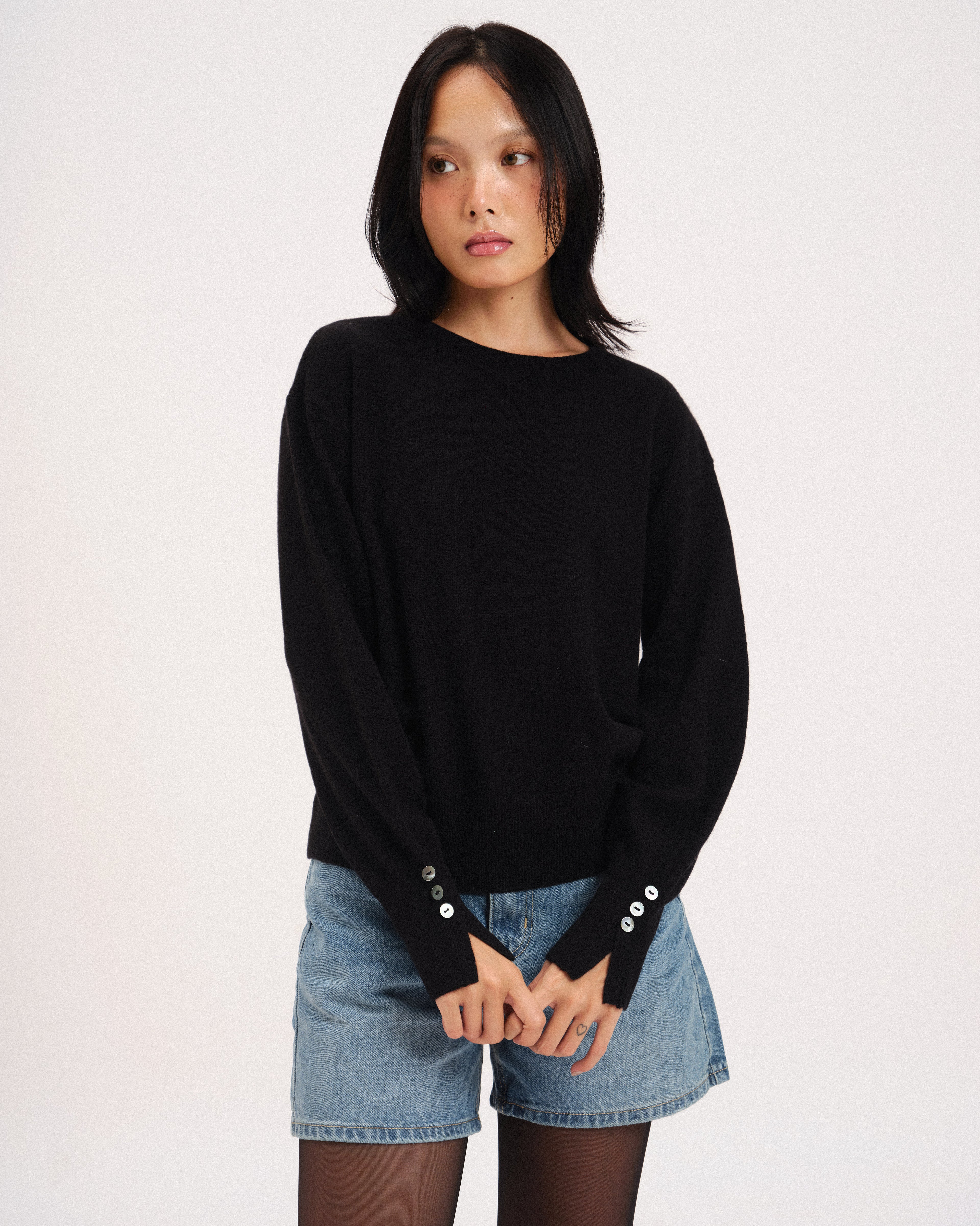 Cold Addicted  Wool Sweatshirt