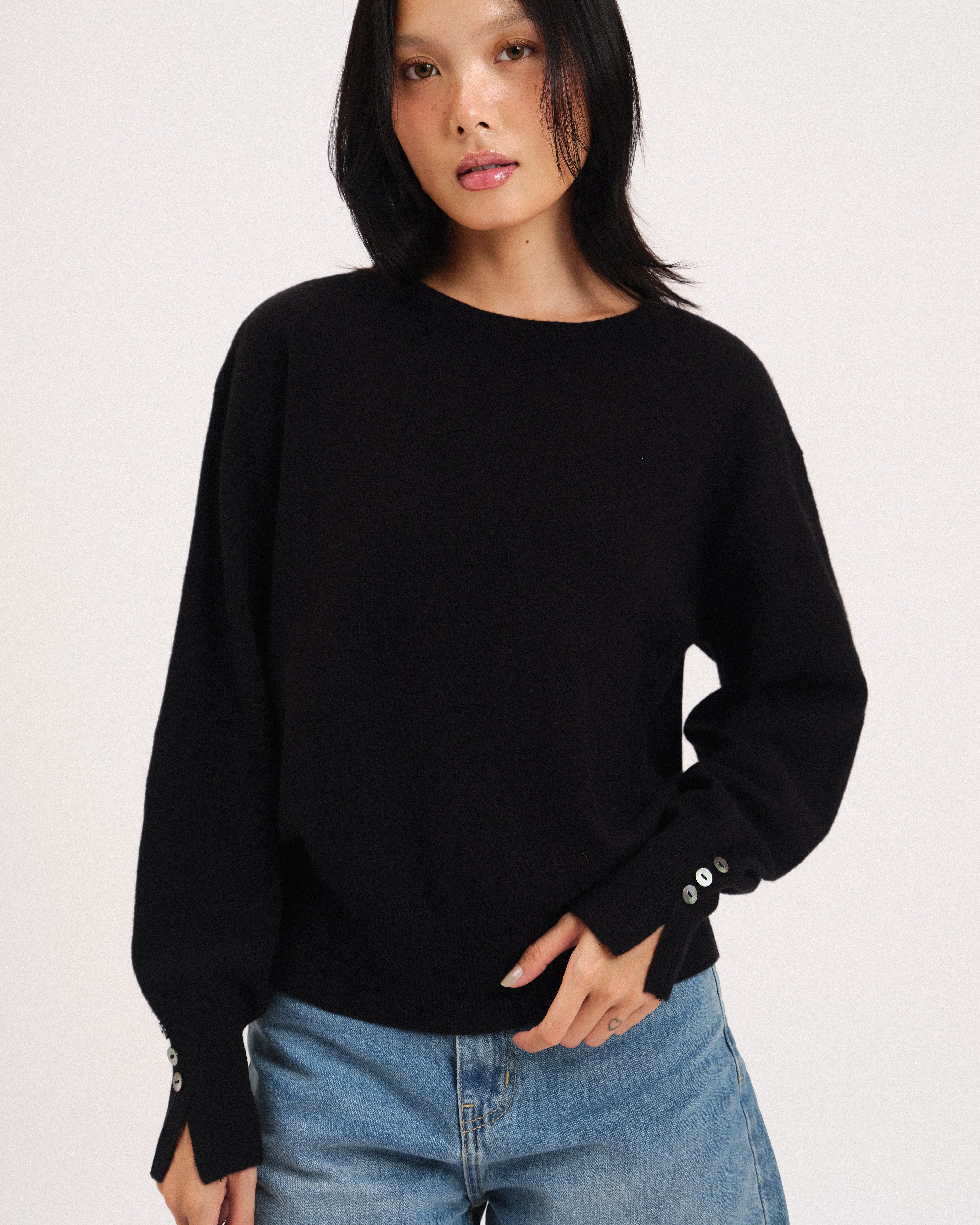 Cold Addicted  Wool Sweatshirt